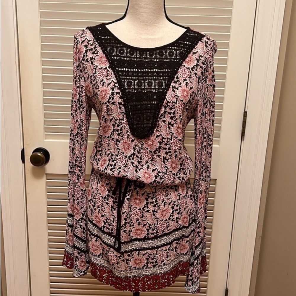 Band of Gypsies fall boho dress sz M